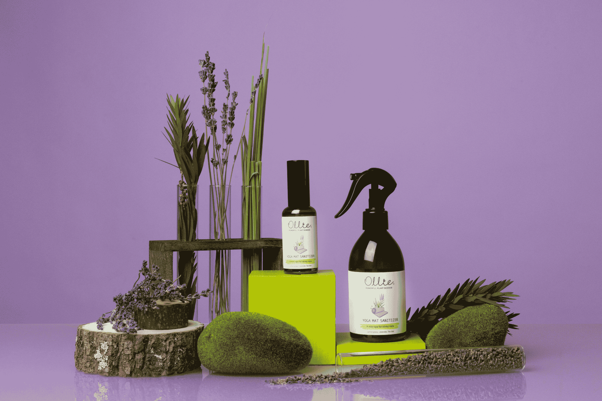 Yoga mat sanitizer